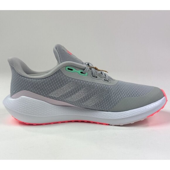 Adidas EQ21 Run J Bounce Kids Size 4.5 Gray Low Running Shoes Sneakers GY9382 - Picture 5 of 9